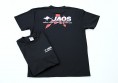 Футболка чорна SPORTS з логотипом Jaos, розмір M