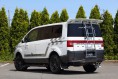 Захист заднього бампера Mitsubishi Delica D:5 (чорний/чорний)